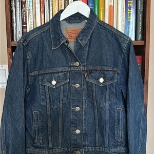 Levi's Dark Blue Denim Trucker Jacket